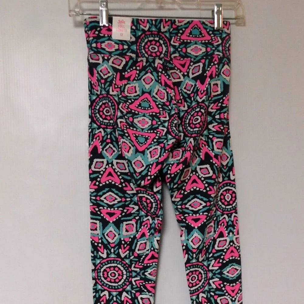 Justice Full‎ Length Leggings Pants Girls Size 12